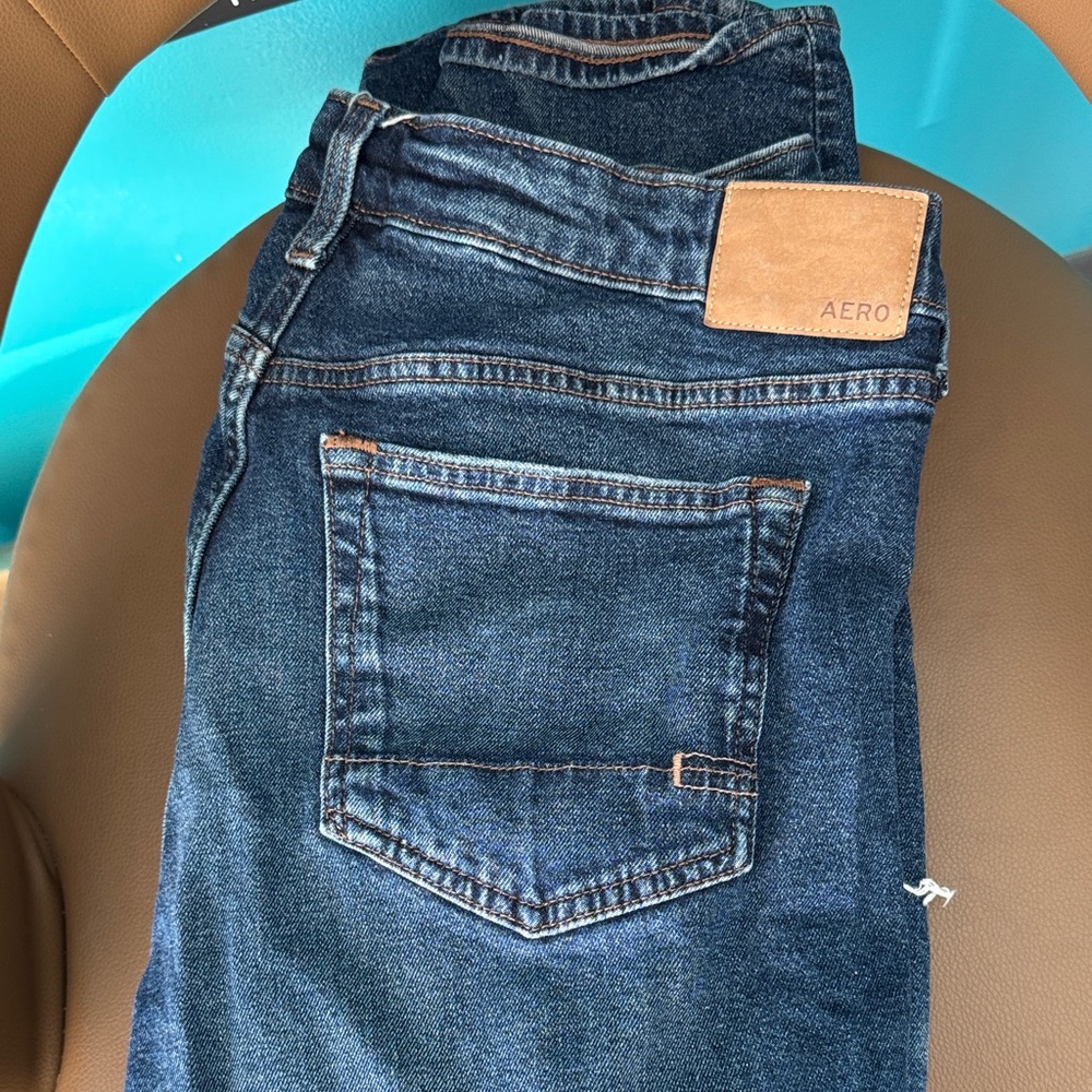AERO distressed Men's Blue Jeans